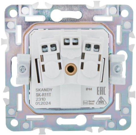 фото Розетка с заземлением с крышкой IEK SK-R16-16-44-K48 в Казани