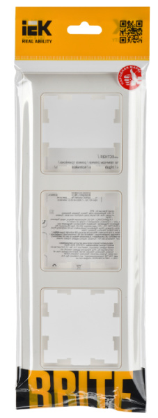 фото Рамка тройная  IEK BR-M32-12-K01 в Казани