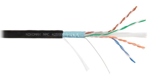 фото Кабель витая пара F/UTP 6а кат. 4 пары NikoMax NMC 4255B-BK в Омске
