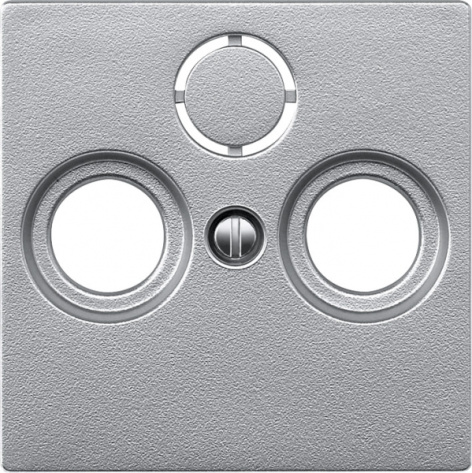 Изображение товара Накладка для розетки Schneider Electric MTN297560 серия Merten вертикальная 3 поста