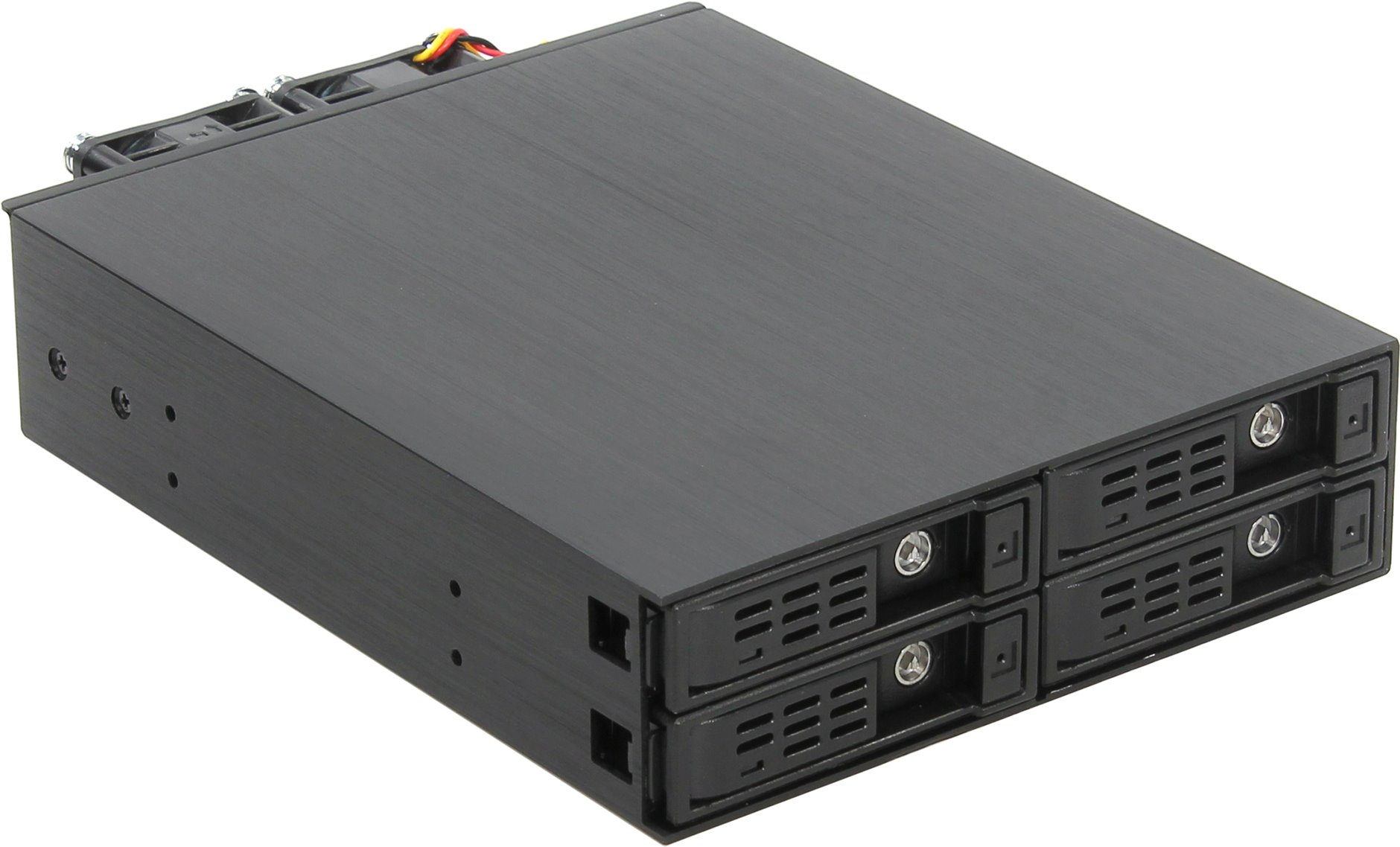 

Корзина Procase G2-104-SAS12-BK 4 SATA3/SAS 12G, черный, с замком, hotswap mobie rack module for 2,5" HDD(1x5,25) 2xFAN 40x15mm, G2-104-SAS12-BK