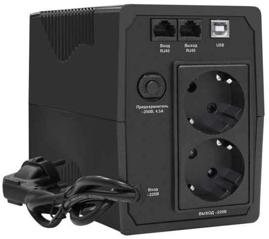 фото Источник бесперебойного питания Exegate Power Back BNB-650.LED.AVR.EURO.RJ.USB в Казани