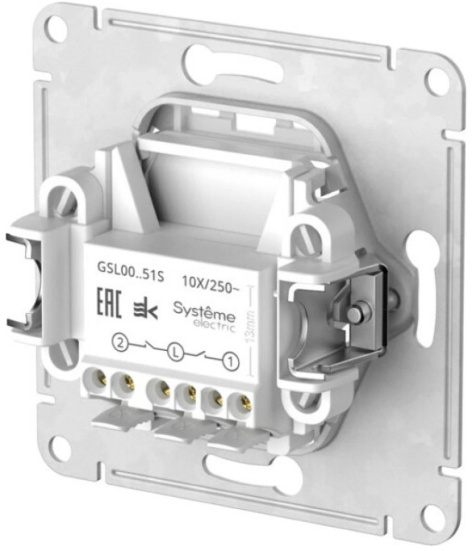 фото Выключатель двухклавишный  Systeme Electric GSL000251S в Красноярске