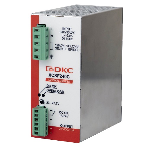 

Источник питания DKC XCSF240DP однофазный, 240Вт, 5А, 48В, с ORing диодом, "OPTIMAL POWER", XCSF240DP