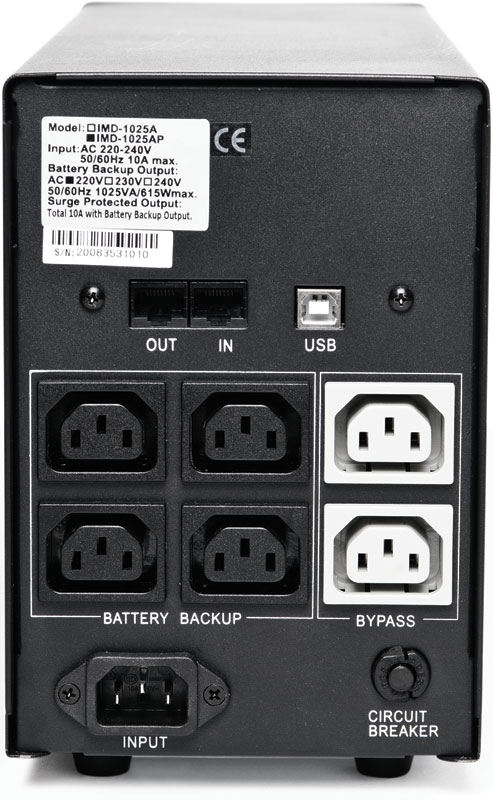

Источник бесперебойного питания Powercom IMP-3000AP 747928 Imperial UTP, 3000VA/1800W, RJ-45, RJ-11, USB, Hot Swap, 6 х IEC320 С13, IMP-3000AP