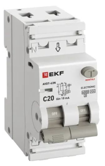 фото Автомат дифференциальный EKF D63N26EA20C10 в Челябинске