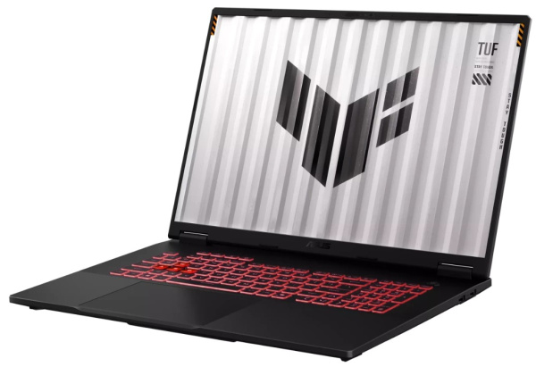 фото Ноутбук ASUS TUF GAMING A18 FA808PP-S8005 18" (AMD Ryzen 9, 32Гб DDR5, SSD 1 Тб, GeForce RTX 5070, Без ОС) Серый [90NR0MG1-M00050]