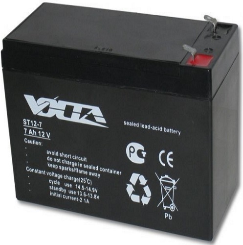 

Батарея аккумуляторная Volta ST 12-7 12В, 7Ач, Т2, ST 12-7