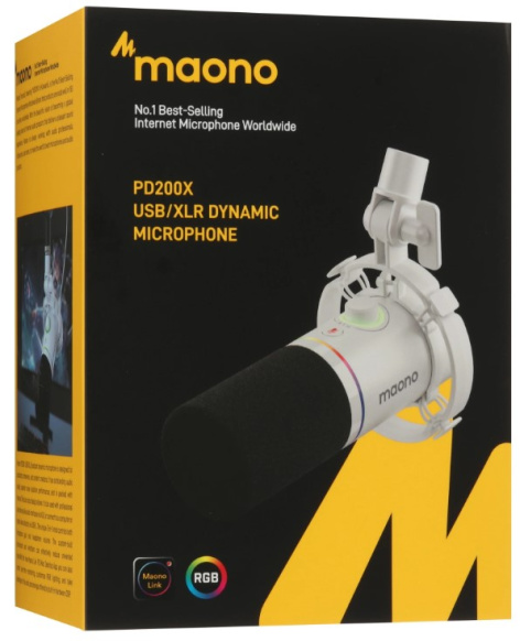 фото Микрофон  MAONO PD200XS белый в Красноярске