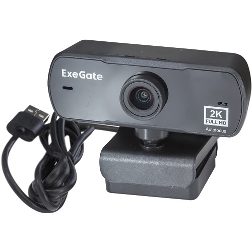

Веб-камера Exegate Stream C940 Wide 2K T-Tripod EX294582RUS (матрица 1/3" 4 Мп, 2560x1440, 30fps, 4-линзовый объектив, USB, автоматический фокус, микр, Stream C940 Wide 2K T-Tripod