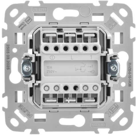 фото Выключатель двухклавишный  IEK FI-V20-0-10-1-K36 в Санкт-Петербургe