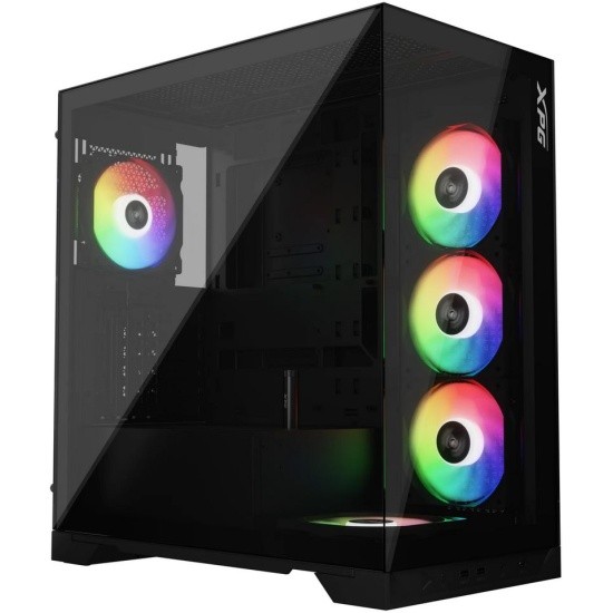 

Корпус ATX ADATA XPG INVADER X BLACK без БП, пер. и бок. панели из закаленного стекла, 2*USB 3.2, Type-C, audio, XPG INVADER X BLACK