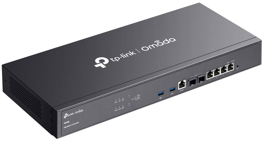 

Контроллер TP-LINK OC400 Omada Hardware Controller, 2Ч10GE SFP+, 4ЧGE RJ45, 2ЧUSB 3.0, OC400