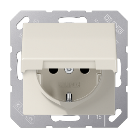 Изображение товара Розетка Jung AS1520KL внутренняя 1 разъем IP20 для внутренней установки