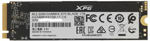 фото Накопитель SSD M.2 2280 ADATA AGAMMIXS70B-1T-CS в Екатеринбурге 1000 ГБ