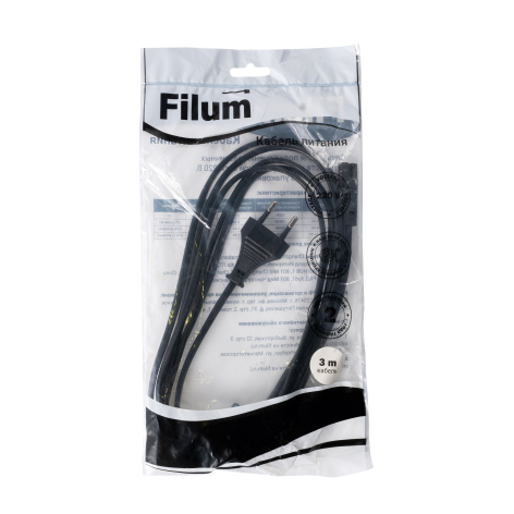 фото Кабель питания Filum FL-PC2.5-EU-C7-3M в Краснодаре