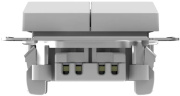 фото Выключатель двухклавишный Systeme Electric ATN440151S