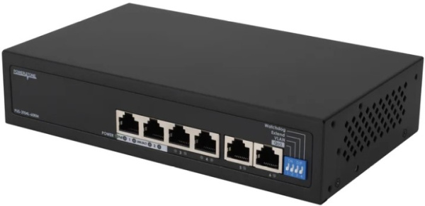 фото Коммутатор неуправляемый POWERTONE PUS-2T04L-60RM в Омске