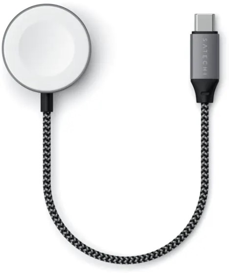 

Зарядное устройство беспроводное Satechi ST-TCAW7CM USB-C MAGNETIC для Apple Watch, ST-TCAW7CM