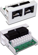 фото Вставка Lanmaster LAN-WA-LP-E2-E2-WH