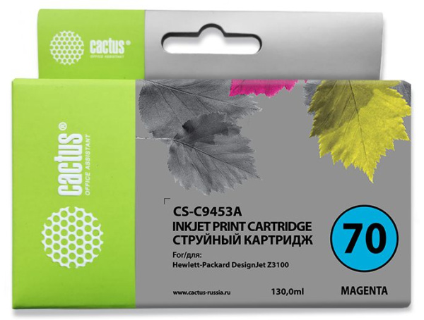 Изображение товара Картридж Cactus CS-C9453A пурпурный для HP DesignJet