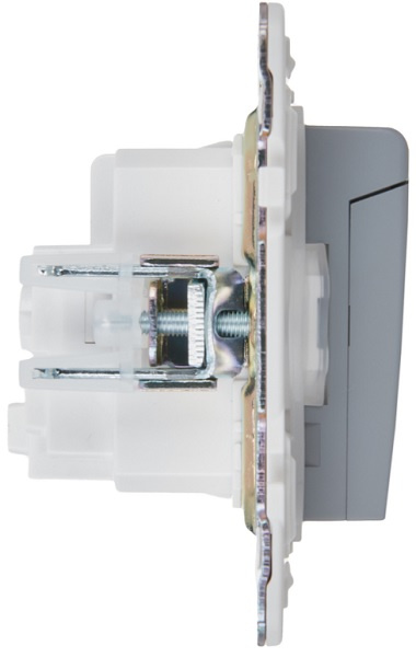 фото Розетка с заземлением с крышкой IEK SK-R16-16-44-K03 в Казани
