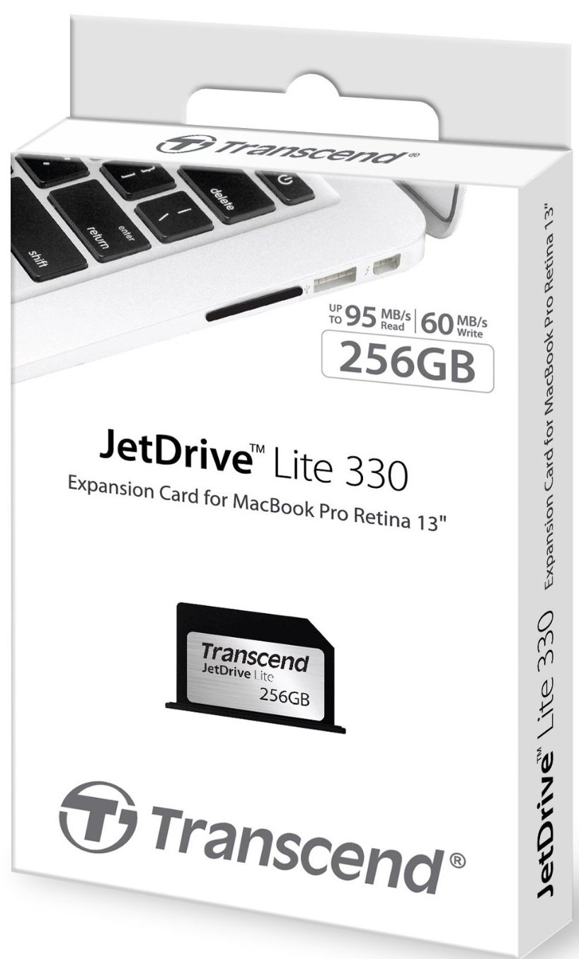 

Карта памяти 256GB Transcend TS256GJDL330 JetDrive Lite 330, rMBP 13 12-L13 для MacBook, TS256GJDL330