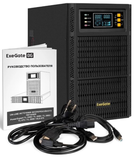 фото Источник бесперебойного питания  Exegate PowerExpert TL-3000.72V.LCD.AVR.3SH.USB.RS232.SNMP в Екатеринбурге