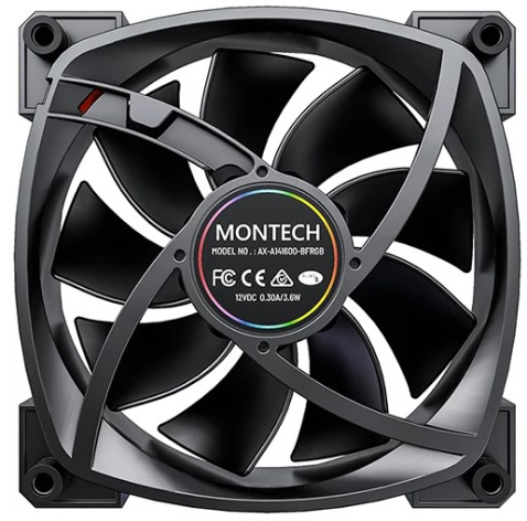 фото Вентилятор для корпуса Montech RX120B3P в Волгограде