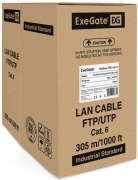 фото Кабель витая пара Exegate FUTP4-C6-CU-S23-IN-PVC-GY-305