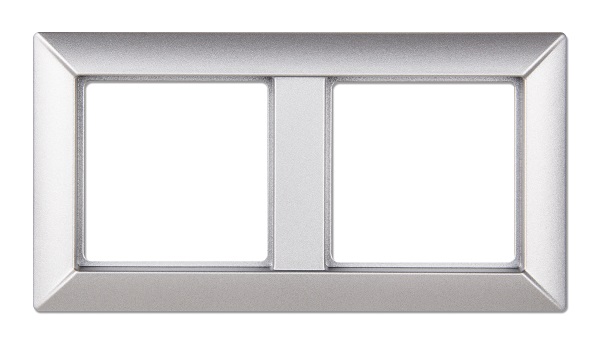 

Рамка Jung EP482AL 2-ая EcoProfi алюминий, EP482AL