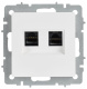 фото Розетка компьютерная  IEK BR-K20-1-K91 в Санкт-Петербургe