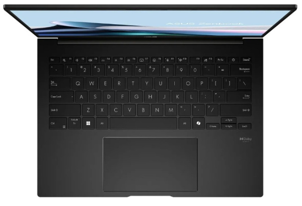 фото Ноутбук ASUS UM3406GA-QD132 14" (AMD Ryzen AI 400, 16Гб LPDDR5X, SSD 512 Гб, Radeon Graphics, Без ОС) Черный [90NB17R1-M006K0]