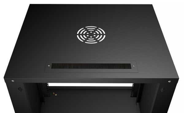 фото Шкаф настенный 19", 9U Cabeus WSC-05D-9U55/45m-BK в Казани