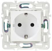 фото Розетка с заземлением IEK SK-R14-16-K01
