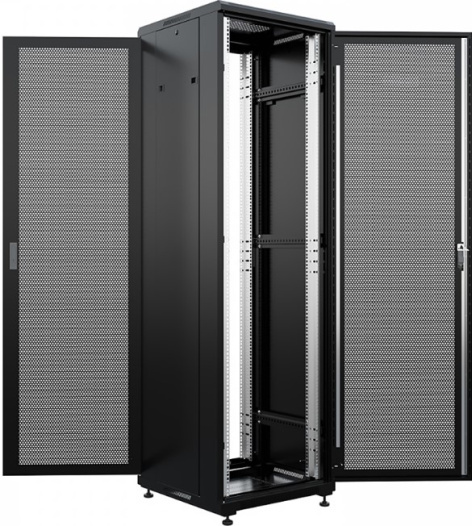 фото Шкаф напольный 19", 32U ONTEK TC32U66PPDRSWAS-9005 в Казани