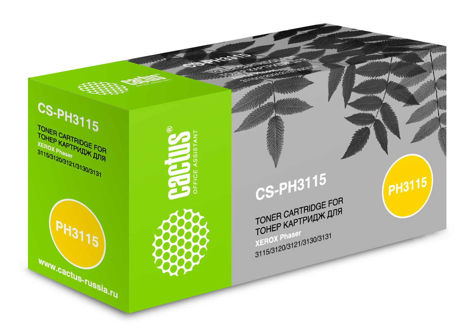 

Картридж Cactus CS-PH3115 109R00725 черный для Xerox Phaser 3115/3120/3121/3130/3131 (3000стр., CS-PH3115