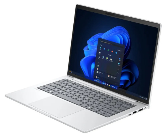 фото Ноутбук HP EliteBook 8 G1a 14" (AMD Ryzen 7 PRO, 16Гб DDR5, SSD 512 Гб, Radeon Graphics, Windows 11 Профессиональная) Серебристый [C03QHUT]