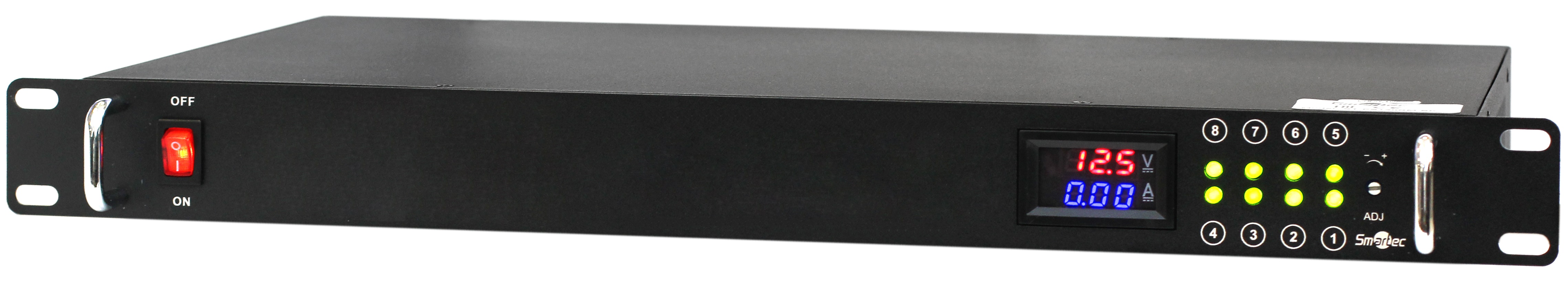 

Блок питания Smartec ST-PS110DRD-BK 12 VDC/10 A, 8 каналов, цифровой дисплей, корпус в стойку 1U, черный, ST-PS110DRD-BK