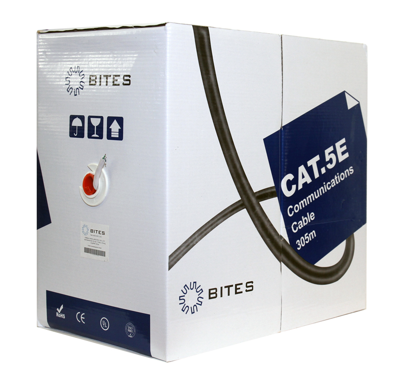 

Кабель витая пара U/UTP 5e кат. 4 пары 5bites US5505-305A 24AWG(0.50 мм), омедненный алюминий (CCA), одножильный (solid), внутренний, PVC, серый, уп/3, US5505-305A