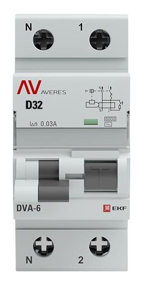 фото Автомат дифференциальный EKF rcbo6-1pn-32D-30-ac-av в Перми