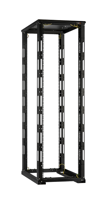 

Стойка 19", 42U TLK TRD-426080-R-BK открытая, двухрамная, Ш600xВ1995xГ800мм, с крышей, в разобранном виде, черный, TRD-426080-R-BK