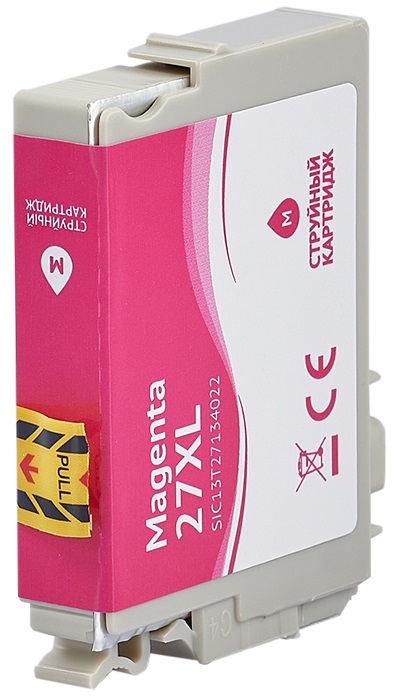 

Картридж Sakura SIC13T27134022 струйный, увеличенный для Epson WorkForce WF-7110DTW/7610DWF/3640DTWF/7620DTWF/7210DTW/7715DWF/7720DTWF/7710DWF, пурпур, SIC13T27134022