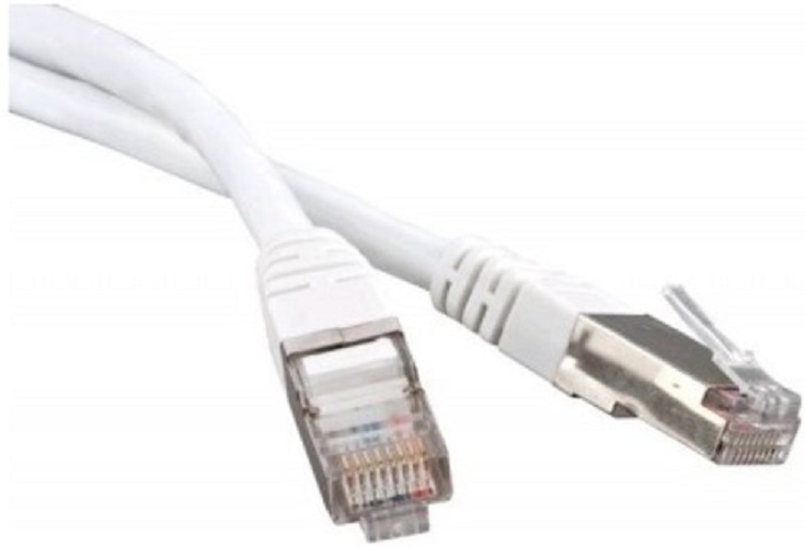 

Кабель патч-корд F/UTP 5e кат. 3м. Lanmaster LAN-S45-45-3.0-WH RJ45 - RJ45, 4 пары, белый, LAN-S45-45-3.0-WH