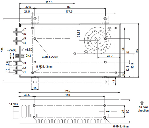 фото Преобразователь DC-DC модульный Mean Well SD-500L-48 в Уфе