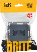 фото Розетка компьютерная IEK BR-K20-2-K35