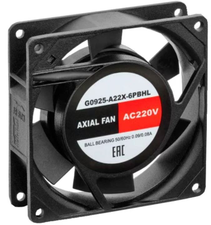 

Вентилятор SILART G0925-A22X-6PBHL осевой, 92 х 92 х 25, 230 VAC, подшипник качения, G0925-A22X-6PBHL