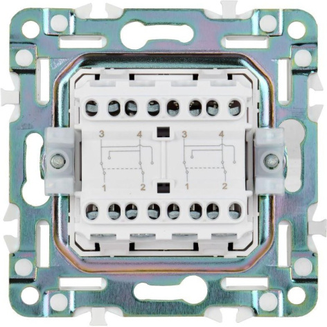 фото Переключатель двухклавишный  IEK SK-V23-0-10-K98 в Волгограде