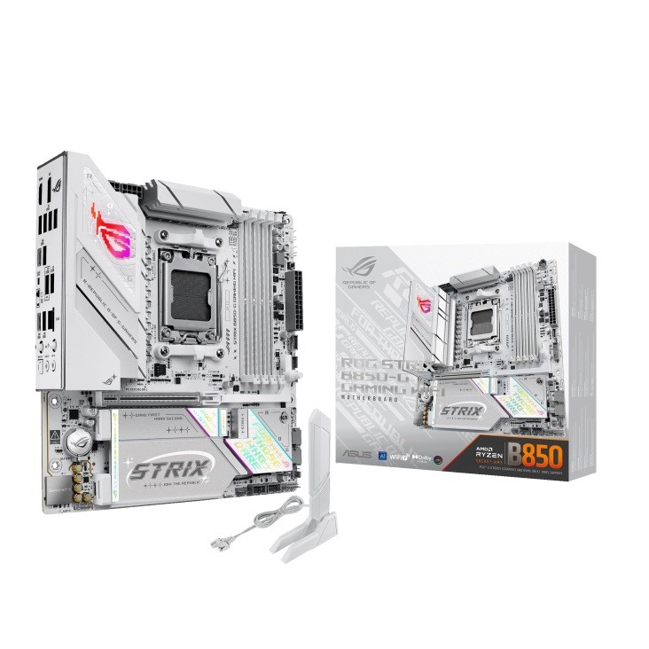 

Материнская плата ATX ASUS ROG STRIX B850-G GAMING WIFI 90MB1M30-M0EAY0 (AM5, AMD B850, 4*DDR5, 2*SATA, 4*M.2, 2*PCIe, WiFi, BT, 6*USB 3.2, 2*USB 2.0,, ROG STRIX B850-G GAMING WIFI