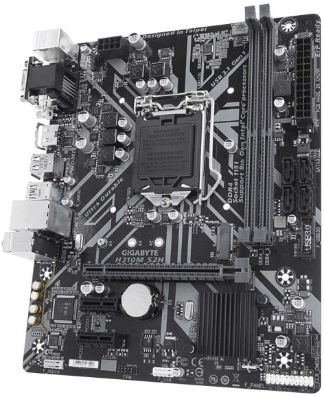 фото Материнская плата mATX GIGABYTE H310M S2H